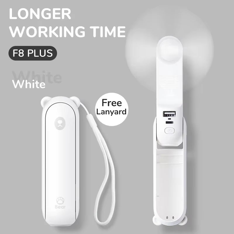 Portable Mini Handheld Fan,Usb Rechargeable 4500Mah Silent Small Fan for Home,Pocket Fan,Electric Coolingventoinha