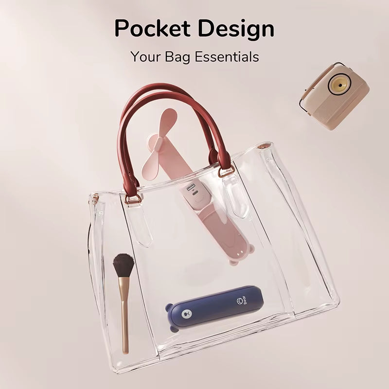 Portable Mini Handheld Fan,Usb Rechargeable 4500Mah Silent Small Fan for Home,Pocket Fan,Electric Coolingventoinha